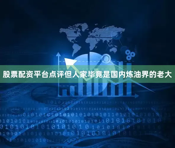 股票配资平台点评但人家毕竟是国内炼油界的老大