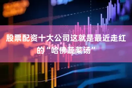股票配资十大公司这就是最近走红的“哈佛蔬菜汤”
